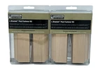 (2) Newel L-bracket Post Fastener Kit 3-1/4" Hemlock Ubs Zinc Plated Unfinished. Price: $15.99.