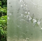 Vsudo Roll 17.7" By 78.7" Privacy Window Film, Frosted Vine Flower Pattern ... New. Price: $17.42.