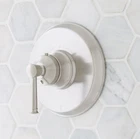 Signature Hardware Beasley Thermostatic Valve Trim, SHBE9009BN, Brushed Nickel Open. Price: $74.99.