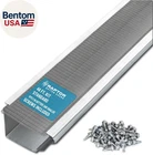 48 Ft. (nominal) Contractor Grade Stainless Steel Micro-mesh Gutter Guard Kit New. Price: $223.43.