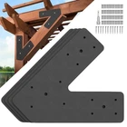 Post Timber Brackets, 10X8 Inch Heavy Duty Made Of M... New. Price: $45.67.