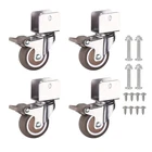 2 Inch Swivel Caster Wheels With 5/8" (16MM) U-bracket,moving Wheel, W... New. Price: $25.86.