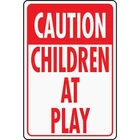 (3)-HY-KO Heavy-duty Aluminum Sign, Caution Children At Play HW-7 New. Price: $52.99.