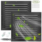 (black Pack X 12"INCH) Gable Vents, Aluminum Walls, Lofts, Garages Etc ... New. Price: $37.10.