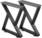 Taelakeni 16 Inch Metal Bench Coffee Table Legs, Set 2, Black New. Price: $47.77.