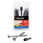 Fastenmaster FMLL358-12 Ledgerlok Gray Hex Drive Fastener 3-5/8 In. New. Price: $23.88.
