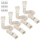 Plusgutter Downspout Extensions 21-68" Flexible Drain Extender Kit New. Price: $80.96.