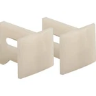 Prime-line Products 7015 Pocket Door Bottom Guides, 1-1/8 In., Plastic, White New. Price: $7.89.