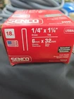 5000 Pack Senco Galvanized Finish Staples L15BAB 18GA 1-1/4" New. Price: $29.99.