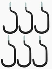 6 Crawford 8.5" Vinyl Coat Black Steel Medium Bicycle Hook Screw-in 75 Lb SH1825 New. Price: $28.49.