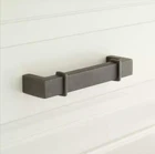 3X Signature Hardware 4" Marta Cast Iron Pulls (set Of 3) Open. Price: $29.95.