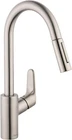 Hansgrohe 04920800 Focus 2-SPRAY Pull-down Kitchen Faucet, 1.5 Gpm, Stainless... Open. Price: $365.00.