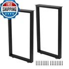 Allcos Metal Table Legs 30 Inch Heavy Duty Dining Desk Black Coffee New. Price: $142.29.