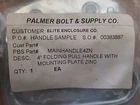 National Hardware N117-077 Zinc-plated Steel Chest Handle 4 In. (pack Of 2) New. Price: $15.00.