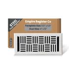 Vent Cover 4X10 Inch, Art Nouveau Design, White Finish, Heavy Duty Floor Ve... New. Price: $50.22.