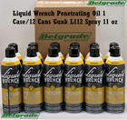 Liquid Wrench Penetrating Oil CASE/12 Cans Gunk L112 Spray Oz Auto Car Boat New. Price: $108.00.