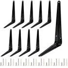 Uenhoy 10 Pack Shelf 8 Inch Heavy Duty Metal Floating Brackets... New. Price: $19.98.