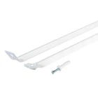 Rubbermaid 16 Aluminum Support Brace Wall Anchor W/ Drive Pin New. Price: $32.12.