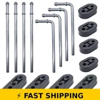 Ganluuree 16PCS Heavy Duty Exhaust Hanger Rod Set 3/8" 10MM Zinc Coated New. Price: $66.99.