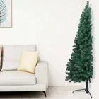 Artificial Half Pre-lit Christmas Tree With Stand Party Decoration Pvc Vidaxl New. Price: $67.99.