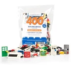400 Piece Windows, Doors, And Roof Tops Set - Building Brick Play Kit New. Price: $54.32.