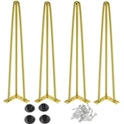 Osring 32 Inch Hairpin Table Legs 1/2 Dia 3-RODS Metal Furniture For New. Price: $93.32.