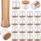 Viume 24 Pcs Chair Leg Protectors For Hardwood Floors Silicone Covers New. Price: $20.12.