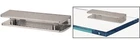 Crl Brushed Nickel Finish Solid Brass Rectangular Glass Shelf Clamp New. Price: $34.32.