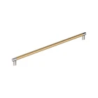 Amerock 24 Inch (610MM) Center-to-center, Polished Nickel/champagne Bronze New. Price: $89.77.