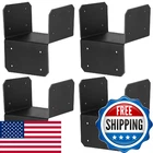 YIDU69Q 4 Pcs 6X6 Joist Anchor Connector Post Caps Tie Bracket For Pergola 11 New. Price: $45.86.
