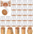 Viume 24 Pcs Chair Leg Protectors For Hardwood Floors Silicone Covers Felt New. Price: $22.99.