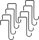 8PCS Vinyl Fence Hooks, 2X6 Inch Patio Hangers For Hanging Plants, Lights, New. Price: $23.09.