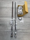 Signature Hardware SH441136ORB Deck Mount Tub Supply Lines, Cross Handle Bronze Open. Price: $79.99.