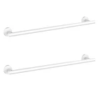 Cilee Pieces White Towel Bar, 24 Inch Double Racks,bathroom ... New. Price: $47.04.