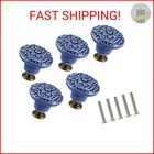 Zernmiarder Greyish Blue Ceramic Knobs 10 Pack Flower Drawer Pulls Vintage Cabin New. Price: $13.69.