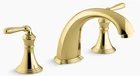 Devonshire 2-HANDLE Roman Tub Faucet Trim Kit Polished Brass K-T398-4-PB Open. Price: $454.94.