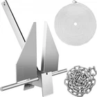 New Vevor Boat Kit 13 Lb Fluke Style Anchor,hot Dipped Galvanized Steel. Price: $120.65.