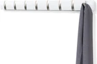 Umbra Flip 8-HOOK Modern Space-saving Wall Mounted Floating Rack, White/nickel Used. Price: $44.99.