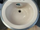 Mcm Montgomery Ward Signature Sanitary Ware Light Peach Sink Wash Basin Nos New. Price: $100.00.