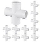 12 Pack 3/4" Cross Pvc Fitting Connector 4-WAY Furniture Grade Elbow New. Price: $22.88.