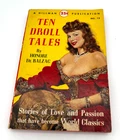 Vintage 1949 Paperback Ten Droll Tales By Honore De Balzac Hillman Book #12. Price: $12.00.