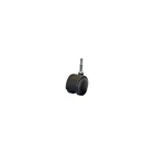 Truguard F24409TV Dual Wheel Caster, Black With Gray Tread, Wood Stem, 2-IN., New. Price: $22.16.