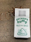 Box Of 100 Manufacturing Company Decker's Hump Hill's NO.3 Hog Rings New. Price: $7.99.
