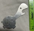 Vintage Turtle Shaped Advertising Bottle Opener Hy Alloy Steels Chicago Ilinois Used. Price: $12.50.