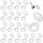 Hotop 100 Pieces Hinged Screw Caps Plastic Shutter Fold Snap Covers New. Price: $11.28.