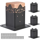 4X4 Post Base 4PCS, Thick Steel Bracket, (inner Size 3.6'') ... New. Price: $109.69.