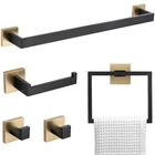 Bathroom Hardware Accessories Set Pieces 23.6 Towel Bar Gold Black Q7P5 Tnoms New. Price: $89.99.
