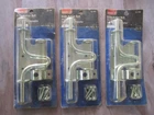 (3 Pk.) Bulldog 6.5" Gate Slide Action Bolt Heavy Gauge Steel Zinc Plated G-120 Open. Price: $29.95.