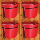 Scenic Road Mfg # SR300 Wall Mount Feed & Water Pail Ring Holders - 4 Pack New. Price: $144.97.