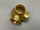 Lavi Industries Ball Elbow For 1.5"" Tubing Polished Brass Side Outlet (1) New. Price: $28.00.